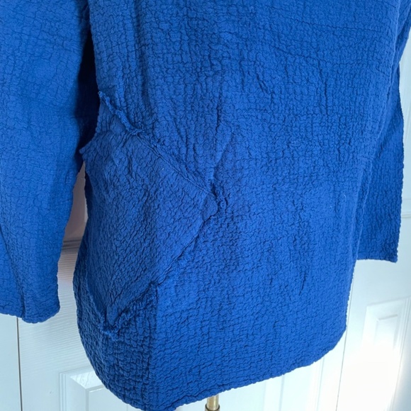 NWT Habitat blue tunic lagenlook top size large. - Picture 4 of 9